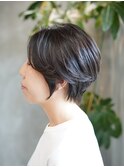 【店長小川】30代40代黒髪で大人なショート