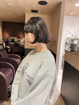 ミューズ バイ ケンジ(MUSE by KENJE) ワンカールパーマで韓国風BOB