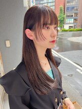 ローレンジウ(LOREN JU) 透明感髪質改善ベージュダブルカラーミルクティーグレージュ