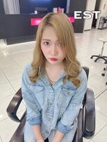 エスト 大阪梅田(EST)&nbsp;レミー100%/53cm☆シールエクステ60枚+カラー