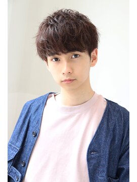 ネイビー(NAVY) 束感マッシュ 刈り上げ モテ 好感度