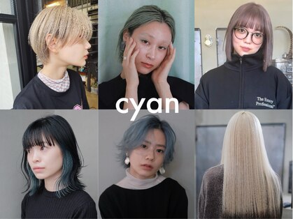 シアン(cyan)の写真