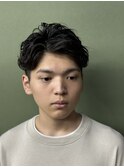外国人風ラフパーマ　メンズパーマ　骨格補正