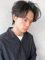 ブルーブラックフェザーショート