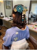 卒業式カールダウンスタイル