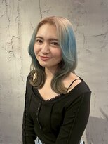 ヴィサージュバスク(VISAGE ba.s.k) 透明感たっぷり!旬のダブルカラーで魅せる柔らかスタイル