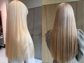 ディーナ(D'na)の写真/《エクステ＆ブリーチのスペシャリスト在籍サロン》毛質が良く、一本一本の地毛に馴染みやすいよう施術！
