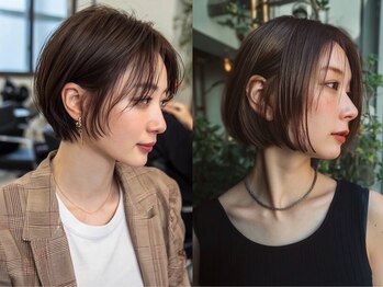 レリーアンテ 大阪梅田(Rely ante)の写真/重たく見えがちな髪も自在に調整。ボブ＆ショートが好評*[梅田/西梅田駅/髪質改善/顔周り/学割U24]