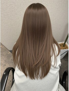 エレクシィ(ELEXY) ミドルカームベージュセミロング