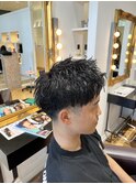 ピンパーマ×アップバング☆