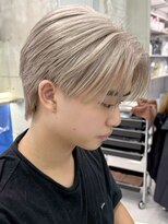 サンクマーケット 渋谷(cinq MARKET) 渋谷メンズカットブリーチカラーダブルカラーハイトーン30代40代