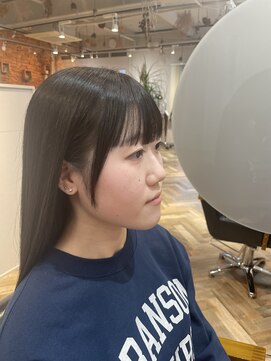 マル 日立(maru.) 縮毛矯正とサイドバング