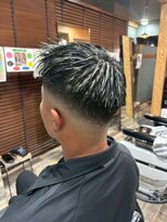 スタンドバーバー 柏(STAND BARBER)&nbsp;MEN’S HAIR/波巻きツイストスパイラル/リバースセンターパート