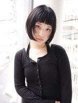 エムスラッシュ 新百合ヶ丘(M.SLASH)&nbsp;前下がり/ミニボブレイヤー/レイヤーショート/黒髪/新百合ヶ丘