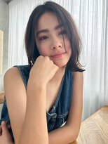 キース ヘアアンドメイク 恵比寿(kith. hair&make)&nbsp;透明感/アンニュイミディアム/ココアベージュ/レイヤーカット