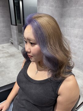 ルイス(L'wis) フェイスフレーミング.ラベンダーカラー.ケアブリーチ