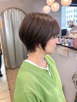 ロンドアジュール 横浜(Lond azur) レイヤーショートボブ/韓国風/20代30代40代50代/顔周りカット