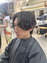 ロンドシエル 横浜(Lond ciel)&nbsp;men's/メンズ/フェザーパーマ/黒染め/韓国/ニュアンスパーマ