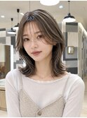 くびれヘア_レイヤー_前髪_ハイライト_顔周り_新宿