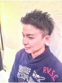 2ブロック×スパイキー束感ショート・Hommehair2nd・櫻井