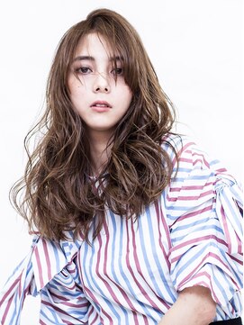 メノン(Menon) 小顔ロング×デジタルパーマ×ダブルバング