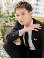 カバーヘア イヴ 戸頭店(COVER HAIR EVE)&nbsp;デコ出し＆ハイトーンのモテ束感マッシュa戸頭10代20代30代