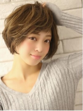 ヘアリゾート粋 ウナム 新宿東口店(enam) ふんわりラフなカジュアルショート