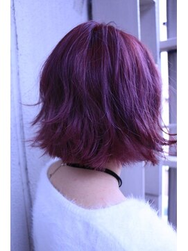 ヘアサロンエム 渋谷店(HAIR SALON M) ☆ベリーピンクボブ☆
