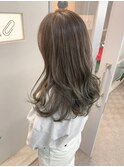 成人式カラー☆透明感オリーブベージュ