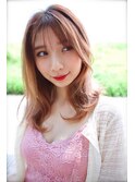 外国人風エアリー×セミロング透明感ヴェールウェーブ【浦和】h4