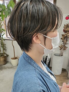 ニコ(nico...) ハンサムショート×ナチュラルハイライト☆