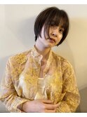 【hono】アンニュイショートにインナーカラー