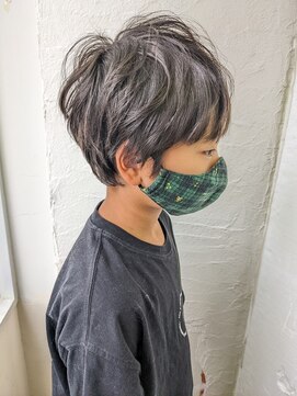 ムーンジェジェ(moon jeje) ナチュラル束感キッズショート★藤原