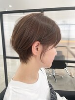 フープヘアー(HOOP.HAIR)&nbsp;大人くびれ襟足ショート//透明感カラー