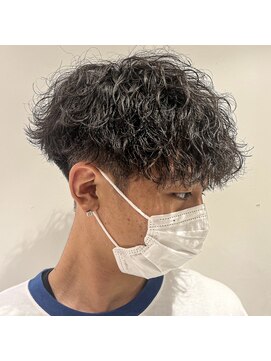 メンズデザイン シャビ(Men's design Shabbi) マッシュ×波巻きツイストスパイラルパーマ