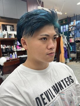 サム S+D HAIR COMMUNITY SAM 2ブロックアップバング