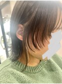 切りっぱなし/顔周りデザイン