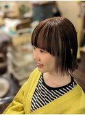 インナーカラーボブ