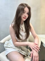 グロー 大宮(GLROW)&nbsp;レイヤーカット顔周り前髪韓国おくれ毛haruhi