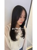 アッシュグレージュ/7トーンカラー/レイヤーロング/韓国ヘア