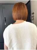 orange brown× bob@20代30代40代