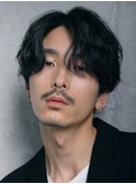 心斎橋ニュアンスパーマセンターパートマッシュツイストパーマ★