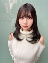 モアナ バイ ラナ 甚目寺店(MoanA BY LANA)&nbsp;大人かわいい/ヨシンモリ/美髪/シルキーベージュ/前髪カット