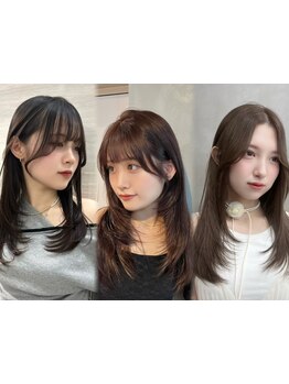 ［小顔見せ］も［垢抜け］も想いのままに。顔まわりの繊細なカットで”理想の自分”が手に入ります！