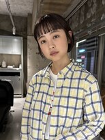 リム(LIM)&nbsp;オン眉のボブスタイル