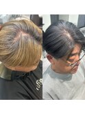 メンズ白髪ぼかし40代50代グレイカラー白髪染め白髪ぼかし
