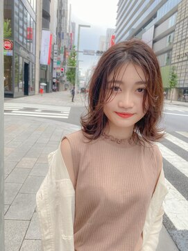 ロンドシエル 横浜(Lond ciel) ハイライトカラー/くびれヘア/ボブ/顔周り/レイヤーカット/横浜