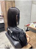 ネイビーブルーインナーカラー！