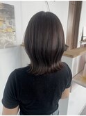 ワンカラー　ダークブラウン