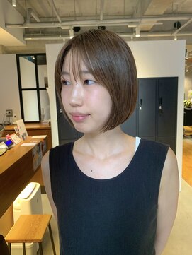 キャンバス 川崎(canvas.) グレージュボブ/艶カラー/ケアカラー/髪質改善/艶ボブ/横山大樹